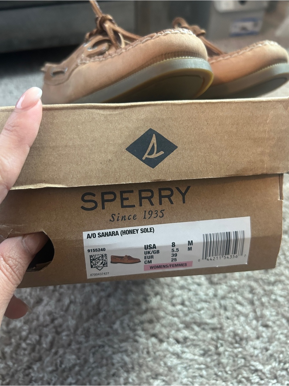 🍂Sperry Tan Boat Shoes🍂 - Picture 4 of 6